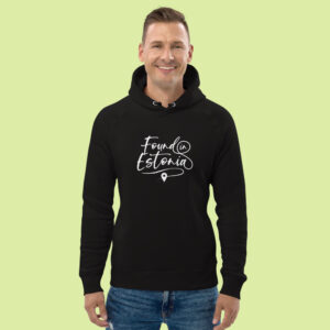 Found in Estonia podcast black hoodie