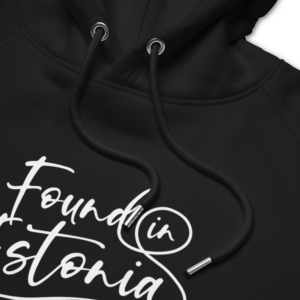 Found in Estonia podcast black hoodie