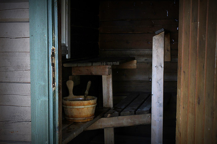 Found in Estonia: Wood stove sauna