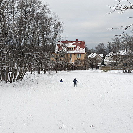 Sleding in Estonia