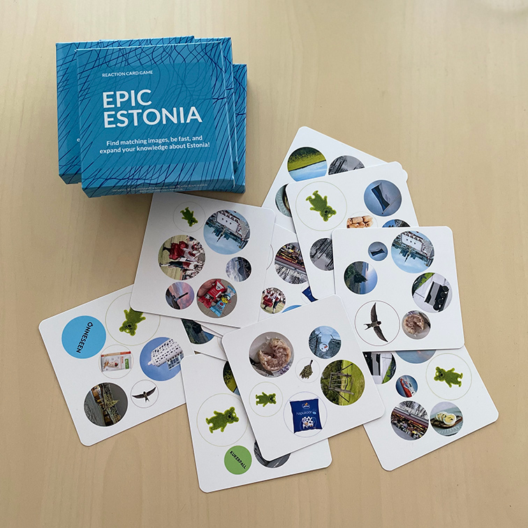 Epic Estonia cards laid out