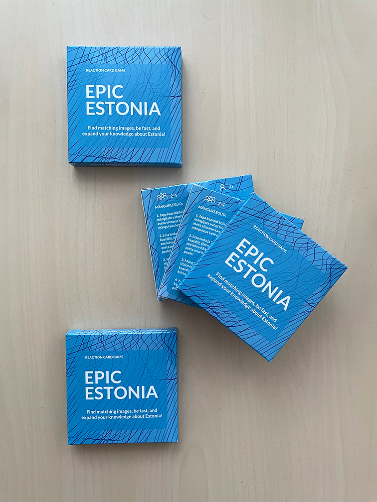 Epic Estonia cardgame with Estonian symbols.